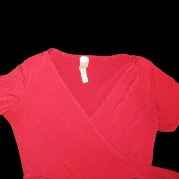 Red Flowly Dress - Picture 2 of 4